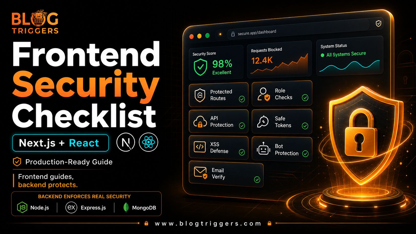 Frontend Security & Production Checklist for MERN Stack Projects
